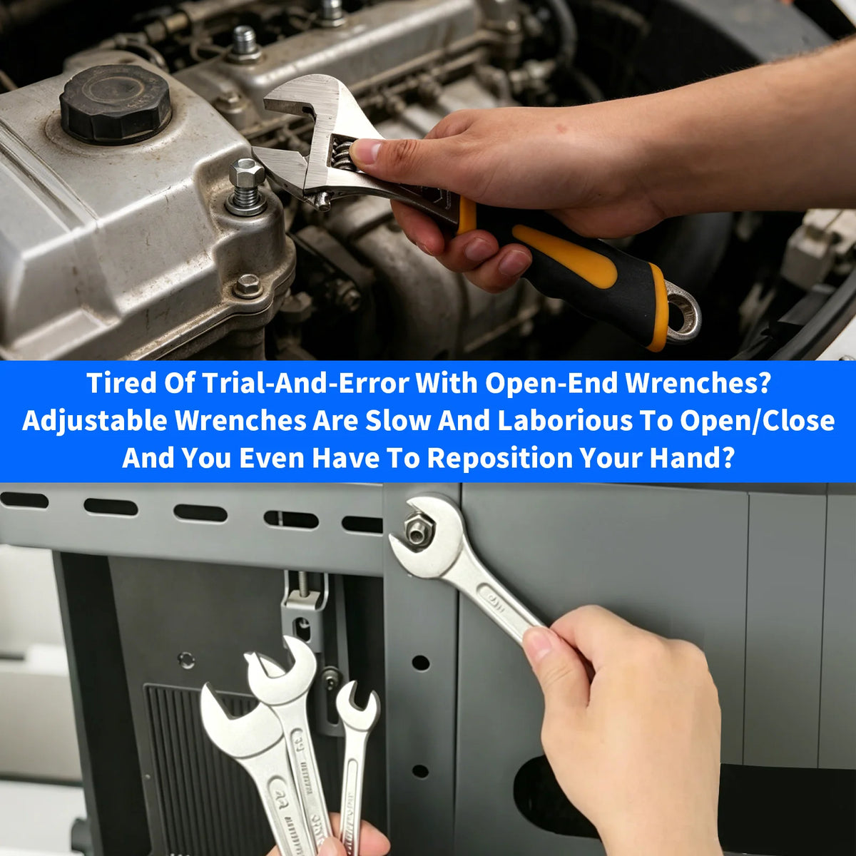 1PC Multifunctional Heavy-Duty Crab Claw Wrench Adjustable Ratchet Wide Jaw Self-Locking Wrench For Home Auto Pipe Manufacture