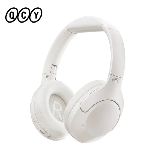 QCY H3 Lite ANC Wireless Headphones Active Noise Cancelling Over Ear Headset Bluetooth 5.3 Earphones 40mm Driver HiFi Sound 60H