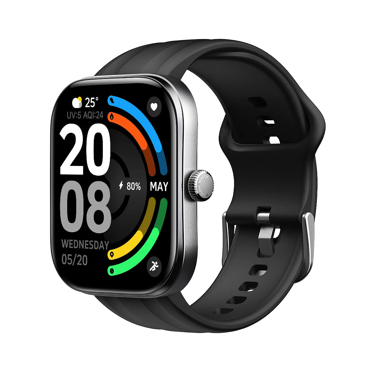 HAYLOU Watch Faro Voice Calling Smart Watch 2.01'' HD Screen 24H Health Monitor 150+ Sports Modes Bluetooth Smartwatch Men Women