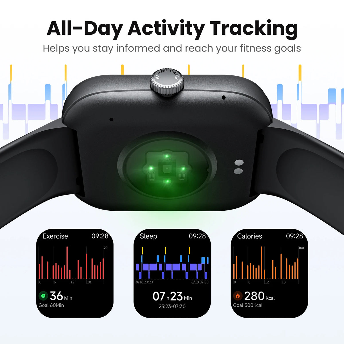 HAYLOU Watch Faro Voice Calling Smart Watch 2.01'' HD Screen 24H Health Monitor 150+ Sports Modes Bluetooth Smartwatch Men Women