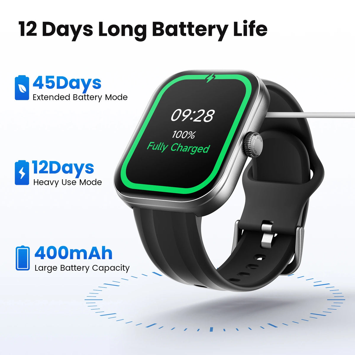 HAYLOU Watch Faro Voice Calling Smart Watch 2.01'' HD Screen 24H Health Monitor 150+ Sports Modes Bluetooth Smartwatch Men Women